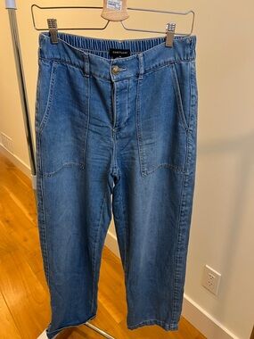 Sanctuary Women's Wide Leg Jeans in Medium Blue
